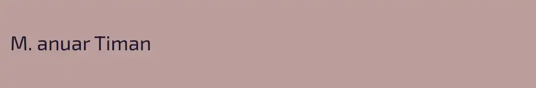 M. anuar Timan
